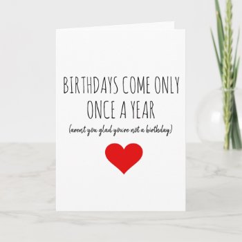 Birthday Card Funny Naughty by MoeWampum at Zazzle