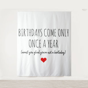 BIRTHDAY CARD FUNNY NAUGHTY TAPESTRY
