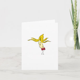 Birthday Card, glamorous banana card. Funny card