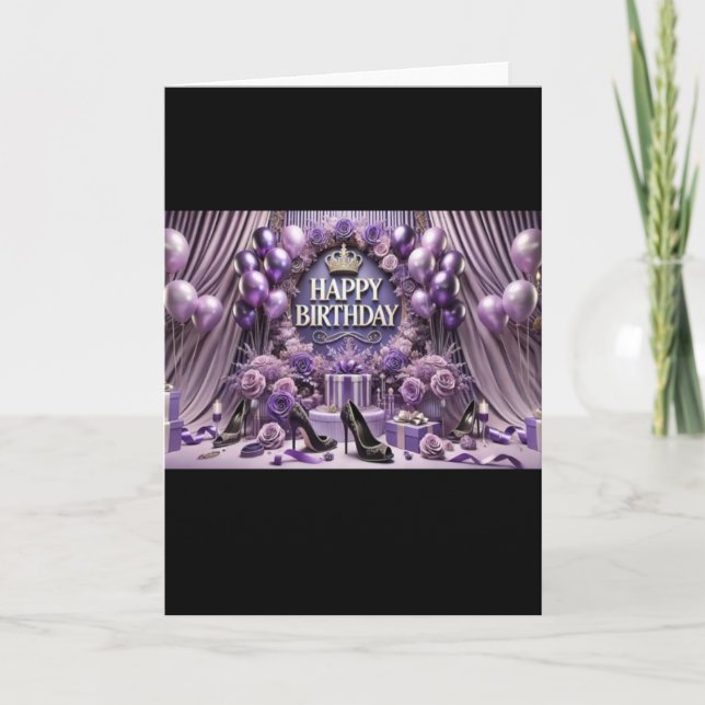 Birthday Card, Happy birthday card, Happy birthday Holiday Card (Front)