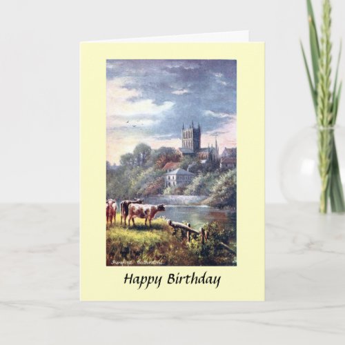 Birthday Card _ Hereford Cathedral
