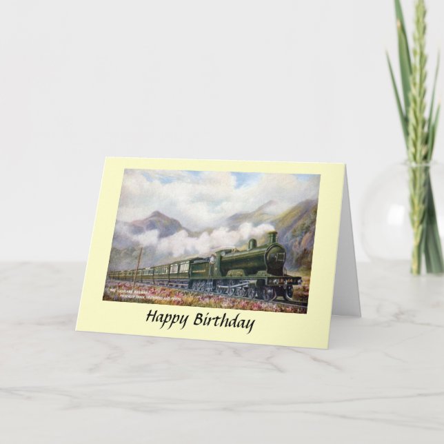 Birthday Card - Highland Railway (Front)