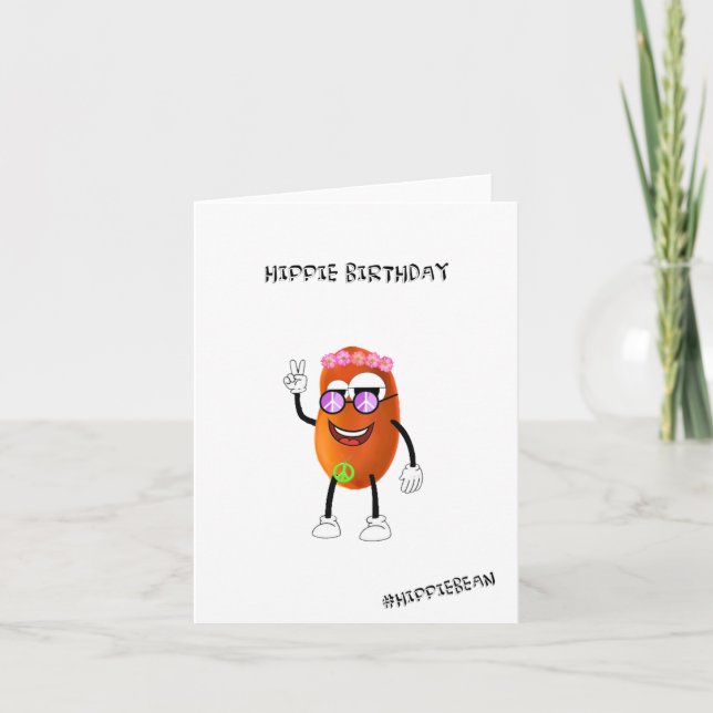 Birthday Card - Hippie Birthday (Front)