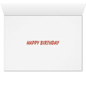 Birthday card Jaguar cars (Inside Horizontal (Bottom))