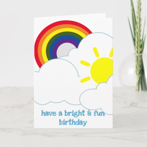 Birthday Card _ LGBT Bright  Fun Birthday