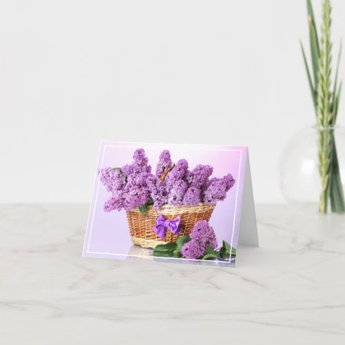 Birthday Card _Lilacs