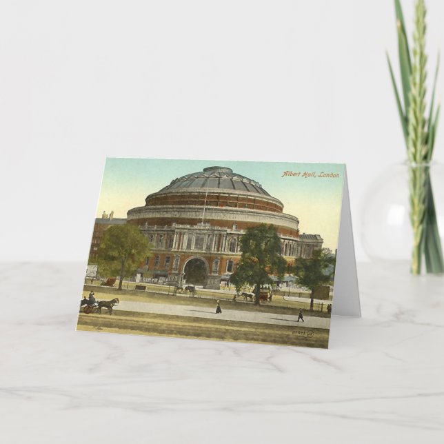 Birthday Card, London, Royal Albert Hall Card (Front)