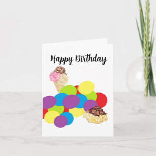 Birthday Card : Love for Ice Cream