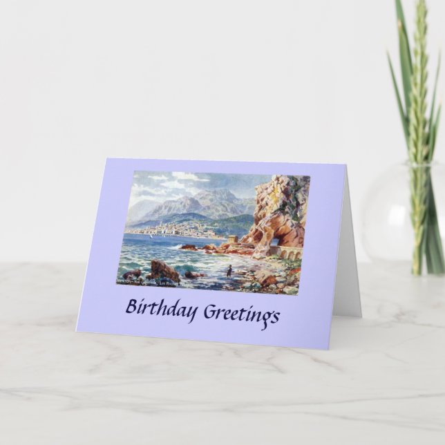 Birthday Card - Menton (Front)
