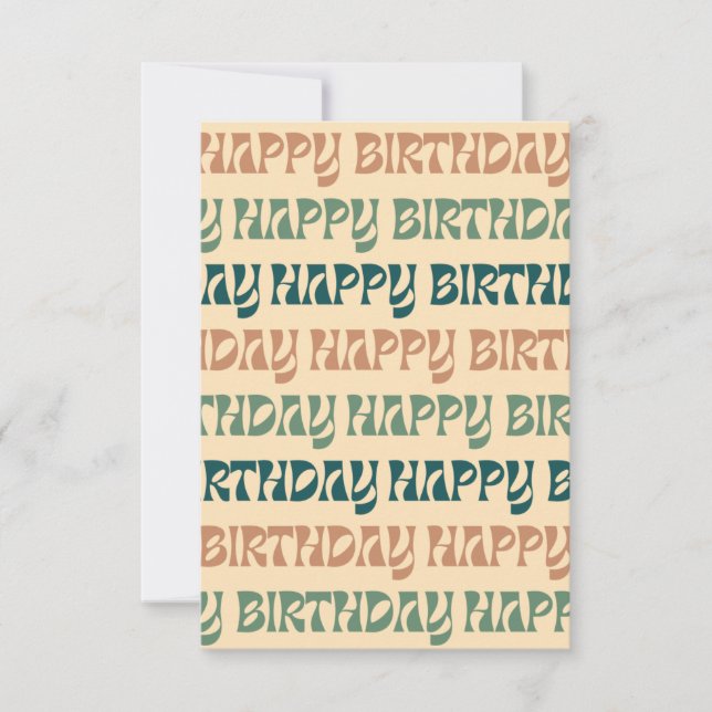 Birthday Card - Multi (Front)