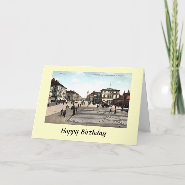 Birthday Card - Munich, Germany (Front)