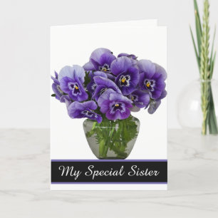 Birthday Card-My Special Sister Card