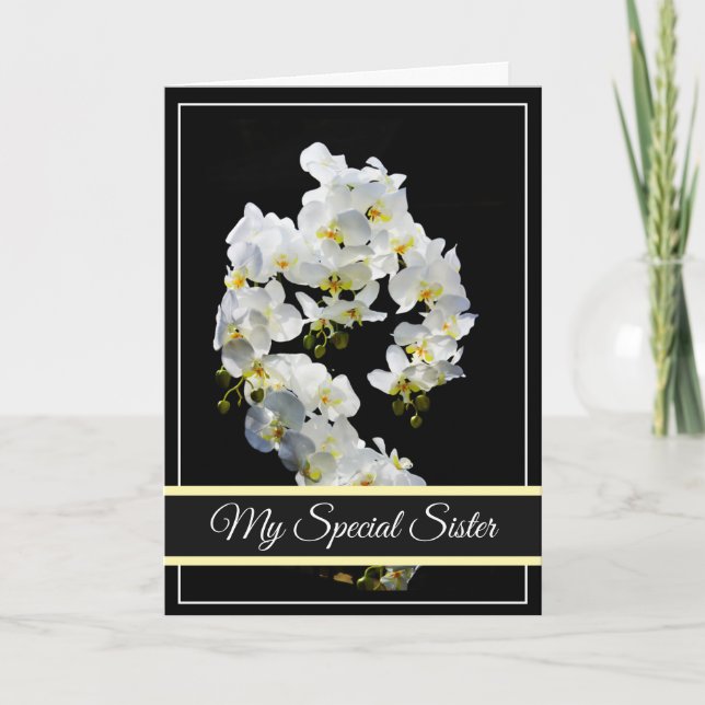 Birthday Card-My Special Sister Card (Front)