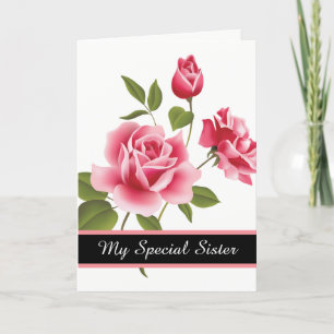 Birthday Card-My Special Sister Card