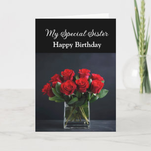 Birthday Card-My Special Sister Card