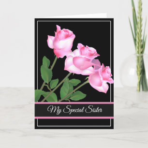 Birthday Card-My Special Sister Card