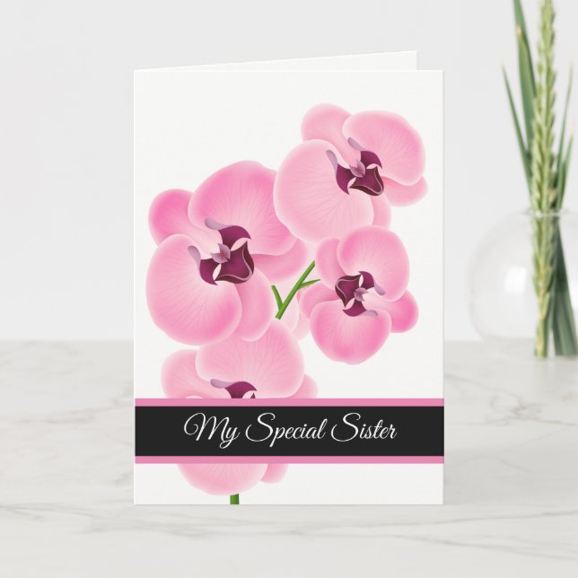 Birthday Card-My Special Sister Card (Front)