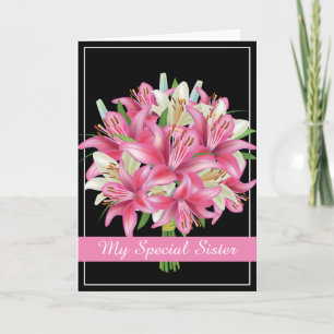 Birthday Card-My Special Sister Card