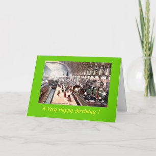 Birthday Card - Paddington Station, London