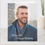 Birthday Card Photo Big Custom<br><div class="desc">Birthday Card Photo Big Custom is a card that you can recreate for yourself. Leave or Replace the Photograph with yours on the cover and replace the words on the cover and inside with yours. Enjoy.</div>