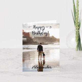 Birthday Card Photo Custom