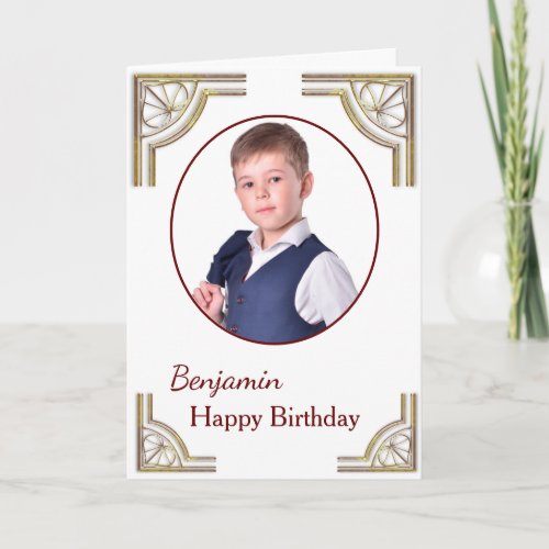 Birthday Card Photo Custom