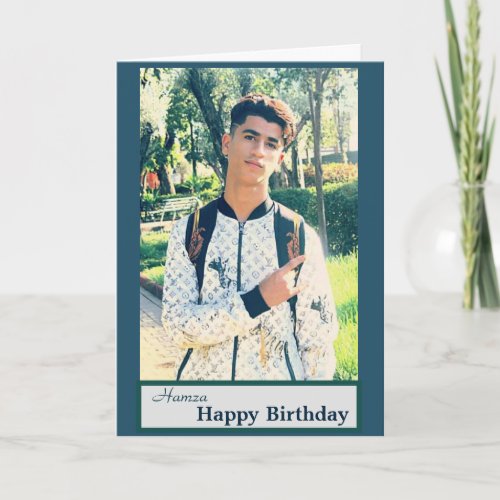 Birthday Card Photo Custom