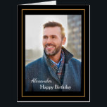Birthday Card Photo Custom Big 36 x 48 Inches<br><div class="desc">Birthday Card Photo Custom Big 36 x 48 Inches is a card that you can recreate for yourself. Leave or Replace the Photograph with yours on the cover and replace the words on the cover and inside with yours. The size of the card will make a nice surprise. Enjoy.</div>