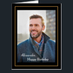 Birthday Card Photo Custom Big 36 x 48 Inches<br><div class="desc">Birthday Card Photo Custom Big 36 x 48 Inches is a card that you can recreate for yourself. Leave or Replace the Photograph with yours on the cover and replace the words on the cover and inside with yours. The size of the card will make a nice surprise. Enjoy.</div>