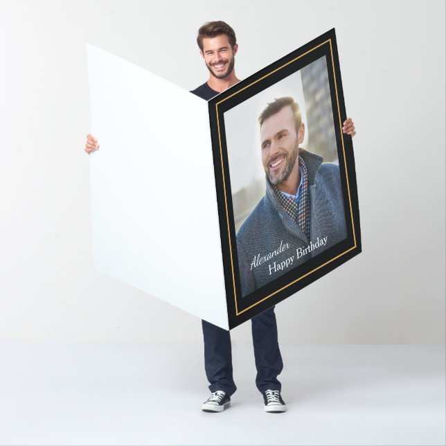 Birthday Card Photo Custom Big 36 x 48 Inches  (In Situ)
