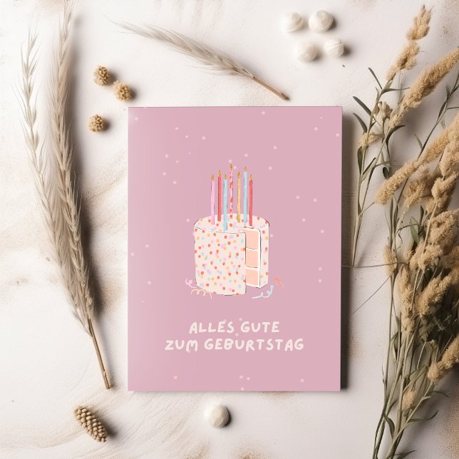 birthday card pink (Titelbild)