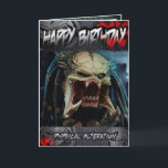 Birthday card predator<br><div class="desc">Birthday card with predator design</div>