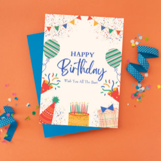 birthday card printable - birthday greeting online