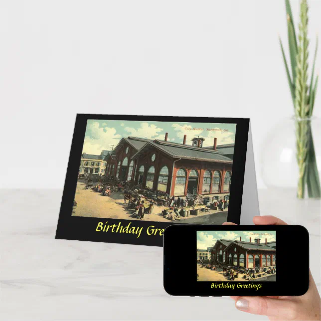 Birthday Card Savannah, Zazzle