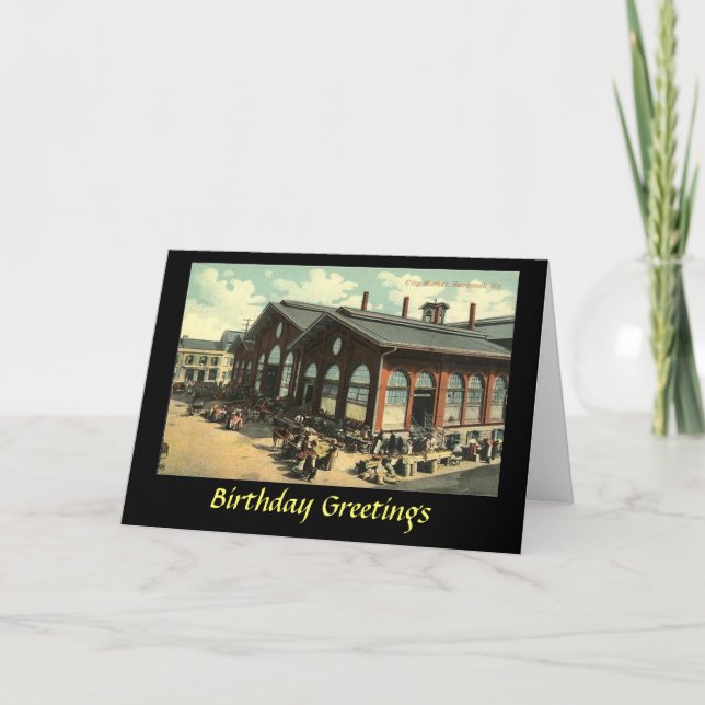 Birthday Card - Savannah, Georgia (Front)