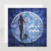 Birthday card: sign Wassermann (Front/Back)