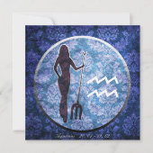 Birthday card: sign Wassermann (Front)