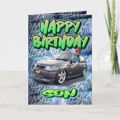 Birthday card son