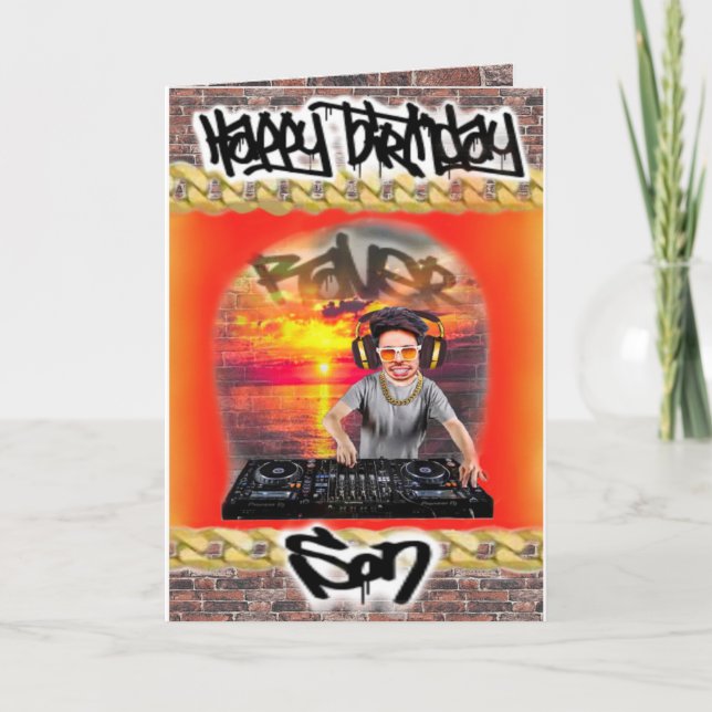 Birthday card Son (Front)