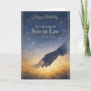 Birthday Card Son In Law - Father to be