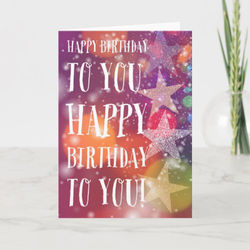 Birthday Card _ Stars