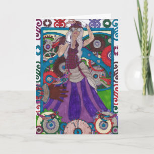 Birthday Card - Steampunk 21
