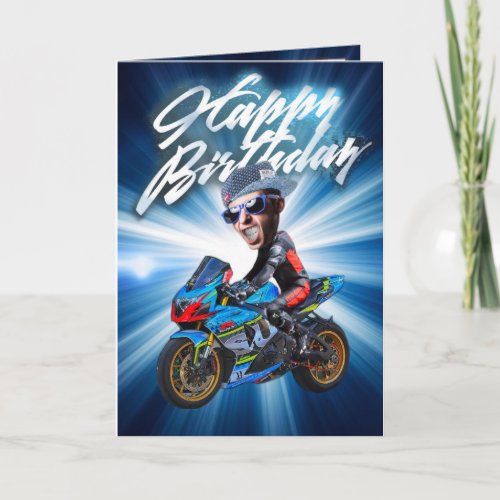 Birthday card superbike