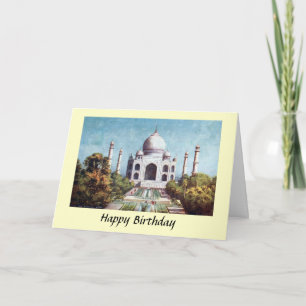 Birthday Card - Taj Mahal, Agra, India