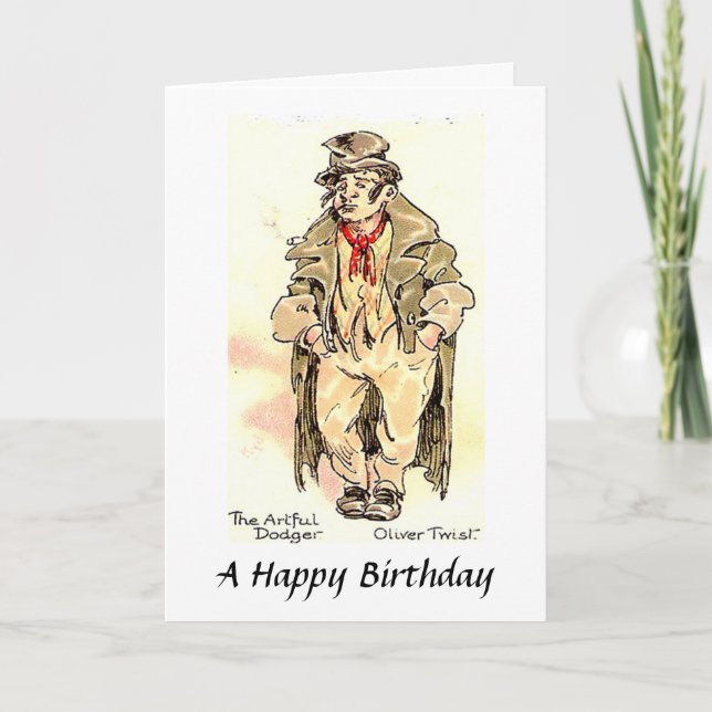 Birthday Card - The Artful Dodger (Front)
