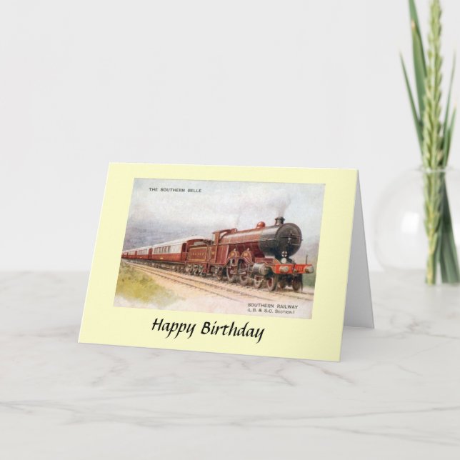 Birthday Card - The Southern Belle (Front)