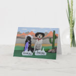Birthday Card To Any Male, 2 Dogs In Cowboy Hats at Zazzle