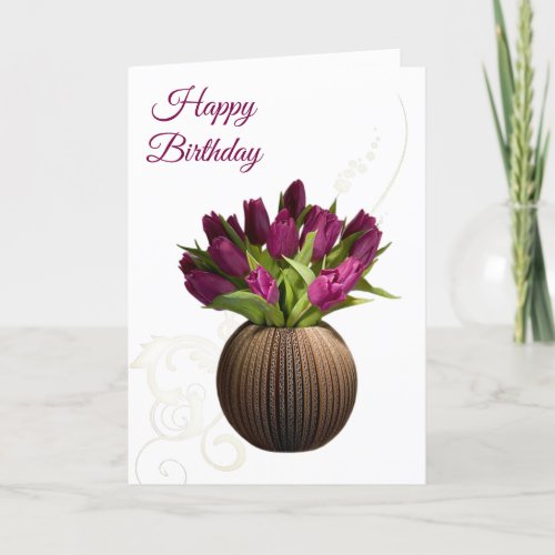 Birthday Card _Tulips