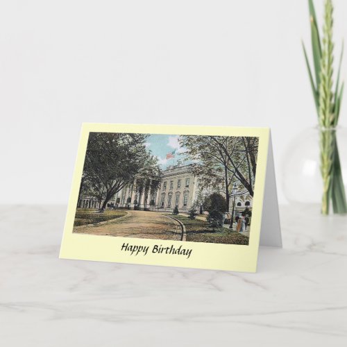Birthday Card _ White House Washington DC