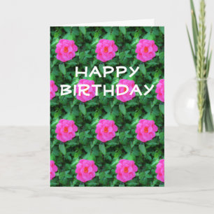 Birthday Card with floral pattern by Jo Images